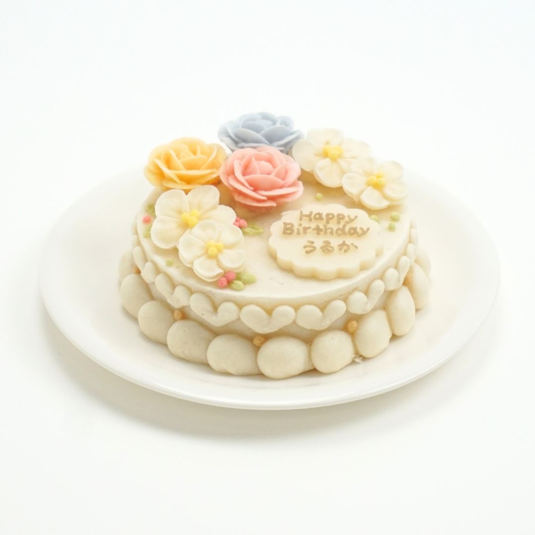 愛犬用 アニバーサリーケーキ フラワー