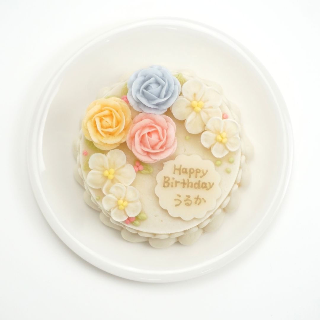 愛犬用 アニバーサリーケーキ フラワー