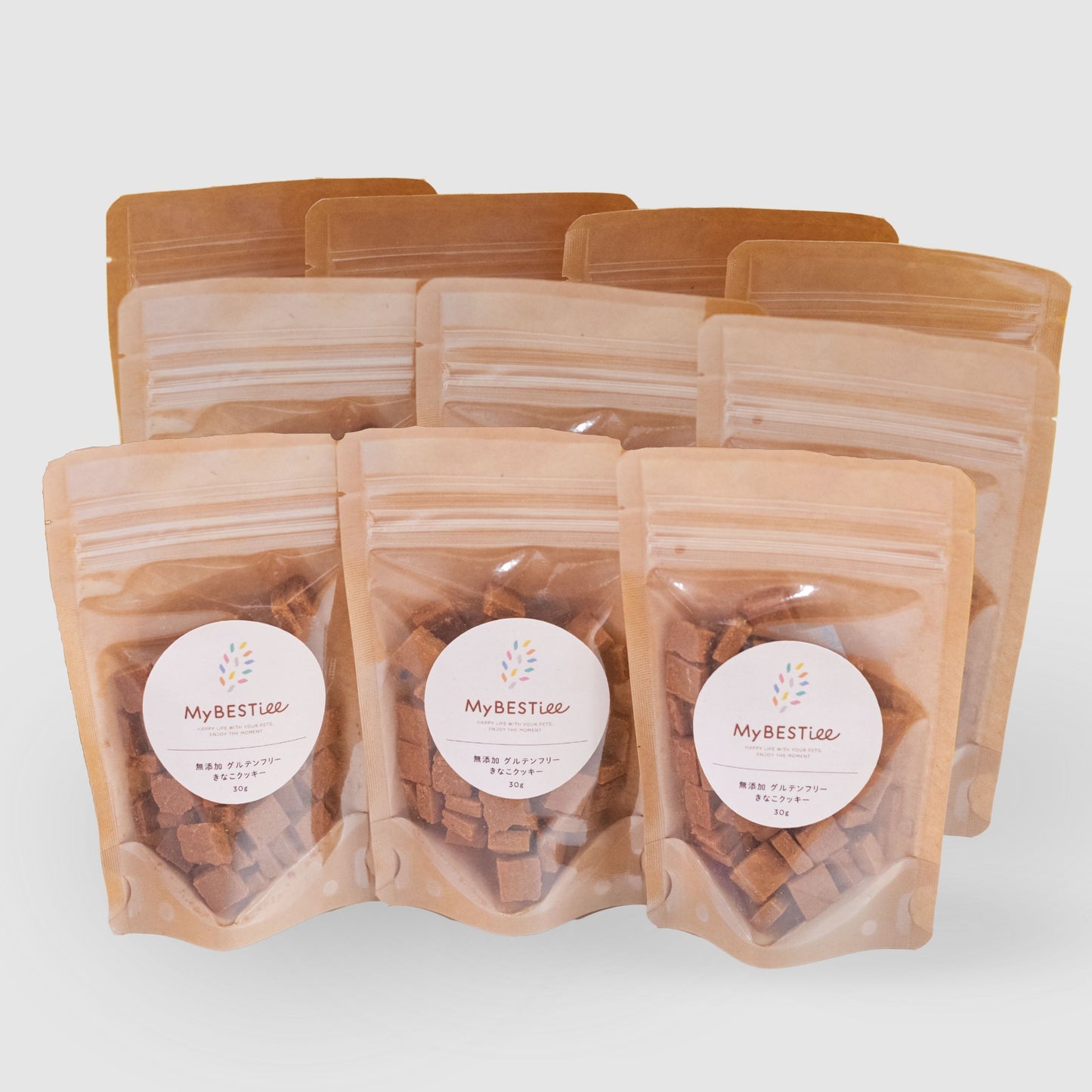 【送料無料💖在庫限り】無添加 グルテンフリーきなこクッキー 30g×10個セット